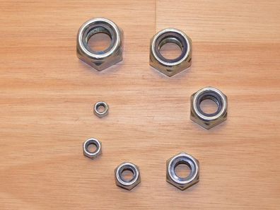 Stoppmuttern M12 x 1,5 Feingewinde, verzinkt , DIN 985