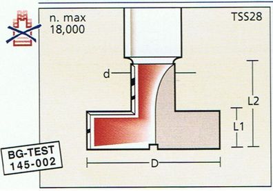 T-Nutfräser D 12,7 x SL 2,5/10 x Schaft 8mm