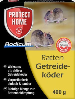 Protect Home Rodicum Ratten Getreideköder 400g