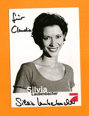 Silvia Laubenbacher - alte Autogrammkarte - persönlich signiert (2)
