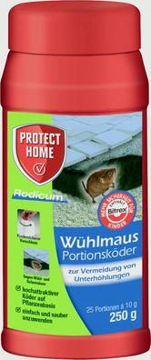 Protect Home Rodicum Wühlmaus Portionsköder 250g (25 x 10g)