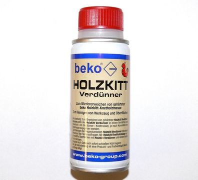 Verdünner 100ml für Holzkitt von Beko