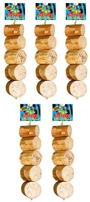 5er Sparpack Vogelspielzeug Fiesta Bird Kabob ideal für Sittiche und kleine Papageien