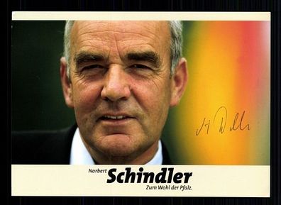 Norbert Schindler Autogrammkarte Original Signiert + G 7756