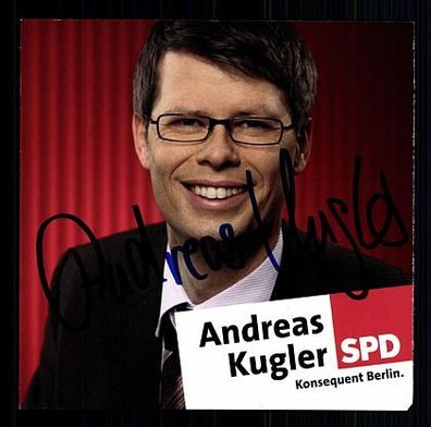Andreas Kugler SPD TOP Original Signiert + G 7774