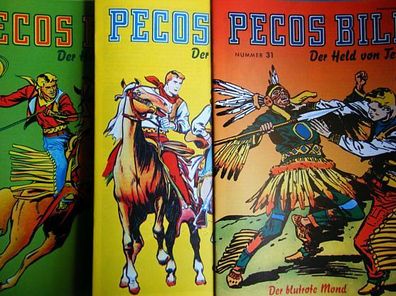 Hethke Verlag-Pecos Bill Mondial 1-7, komplett, .. aus Sammlung, sehr gut !!