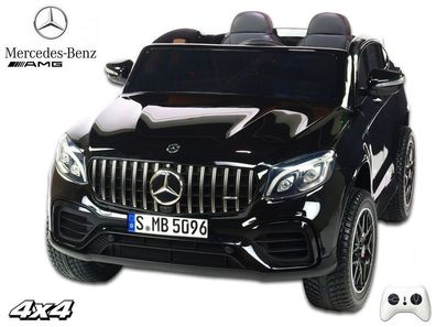 Mercedes AMG GLC 63S - 2 Sitzer - schwarz lackiert - Kinder Elektroauto - Kinderauto