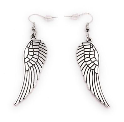 Ohrringe Paar Flügel Fliegen Ohrring aus Metall Ohrschmuck 