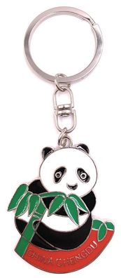 Schlüsselanhänger Panda China Tier sweet Metall Anhänger Charm