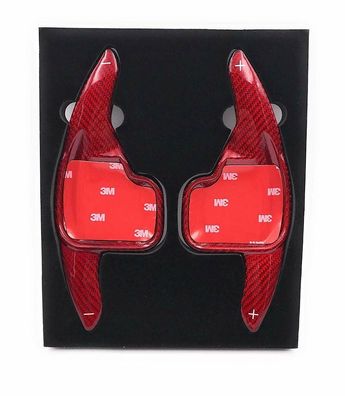 Schaltwippen dkg Shift Paddle für 2er 3er 4er 5er F F20 F30 F32 Carbon Style Rot