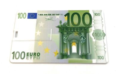 Euroschein Geld Schein Karten Format Funny USB Stick div Kapazitäten
