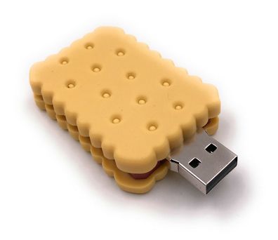 Keks Gebäck Knabberei Doppelkeks Schokolade Funny USB Stick div Kapazitäten