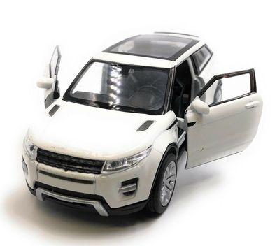 Modellauto Range Rover Evoque SUV Weiss Auto 1:34-39 (lizensiert)