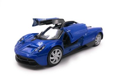 Modellauto Paganai Huayra Hypercar Blau Auto Maßstab 1:34-39 (lizensiert)
