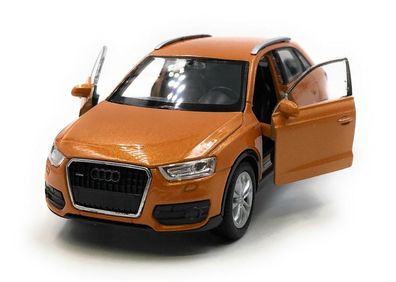 Modellauto Audi Q3 Kompakt SUV Orange Auto 1:34-39 (lizensiert)