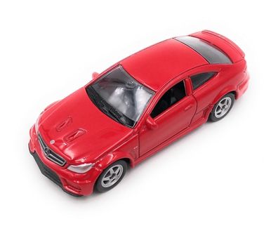 Mercedes Benz C63 Rot Modellauto Auto Maßstab 1:60