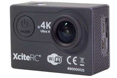 XciteRC WiFi 4K Action Cam UHD 24MP schwarz Sport Kamera