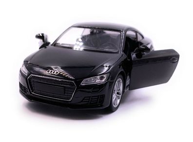 Audi TT Kompakt Sportler Modellauto Auto Schwarz Maßstab 1:34 (lizensiert)