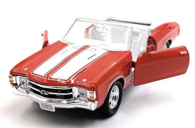 1971 Chevrolet Chevelle SS 454 Rot Modellauto Auto Maßstab 1:34 (lizensiert)