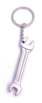 Schraubenschlüssel Werkzeug Schlüsselanhänger Keychain Silber aus Metall