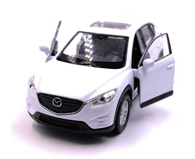 Mazda CX-5 Modellauto Auto Weiß Maßstab 1:34 (lizensiert)