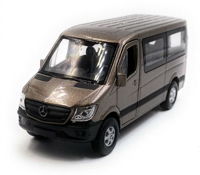 Mercedes Benz Sprinter Fenster Braun Modellauto Auto Maßstab 1:34 (lizensiert)