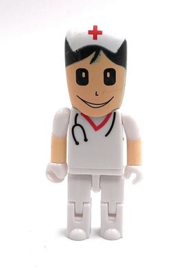 Arzt Doktor Chirurg Puppe Figur Männchen weiß Funny USB Stick div Kapazitäten