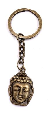 Schlüsselanhänger Pharao Mönch bronze Metall Anhänger Charm