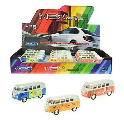 Modellauto T1 Love Bulli Bus Love Zufällige Farbe! Auto 1:34-39 (lizensiert)