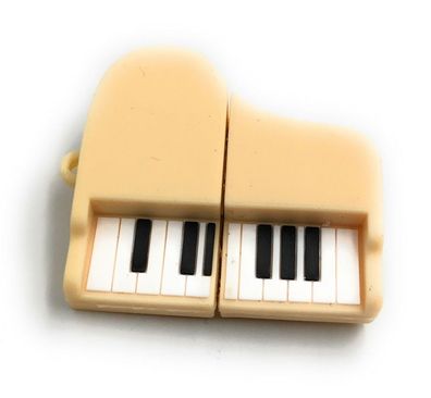 Klavier Flügel Piano Musikintrument weiß Funny USB Stick div Kapazitäten