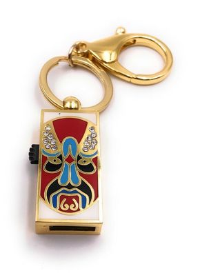 Maske Box Krieger gold bunt Glitzer Strass Funny USB Stick div Kapazitäten