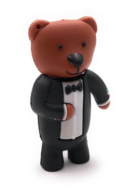 Teddy Teddybär im Anzug Bär Tier Funny USB Stick div Kapazitäten
