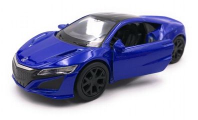 Modellauto Honda NSX Hybrid Sportwagen Blau Auto Maßstab 1:34-39 (lizensiert)