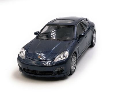 Modellauto Porsche Panamera S Blau Auto 1:34-39 (lizensiert)