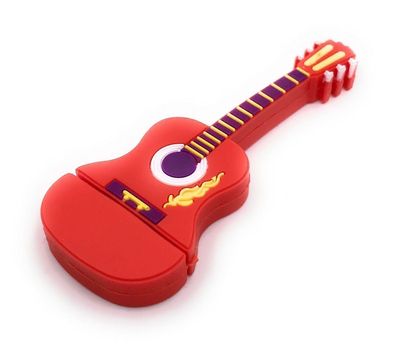 Gitarre Musikinstrument Elektrogitarre rot Funny USB Stick div Kapazitäten