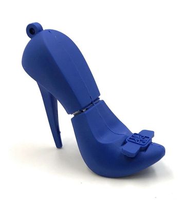 Pumps High Heel Schuh in Blau Funny USB Stick div Kapazitäten
