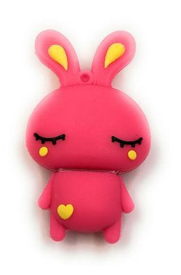 Pinker Hase niedlich Ostern Funny USB Stick div Kapazitäten