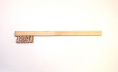 Zündkerzenbürste 0,15mm Bronze , Holzgriff