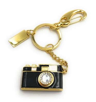 Kamera Fotoapparat Knipser gold schwarz Glitzer Strass Funny USB Stick