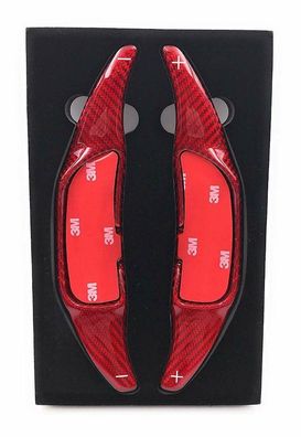 Schaltwippen Shift Paddle A45 CLA45 C65-S65 GLE63 G63 C63 15-17 Carbon Style Rot