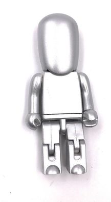 Figur Spielfigur Puppe silber Funny USB Stick div Kapazitäten