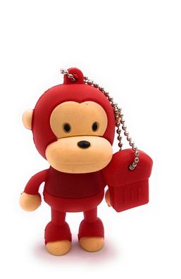 Affe in Rot Monkey Funny USB Stick div Kapazitäten