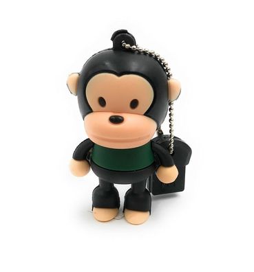 Affe stehend grünes Shirt Tier Funny USB Stick div Kapazitäten
