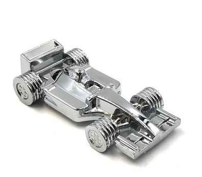 F1 Rennwagen Race Car Rennsport Metall Silber Funny USB Stick div Kapazitäten