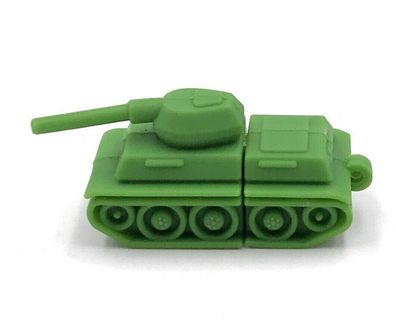Panzer mit Schießrohr Kampffahrzeug Militär Fahrzeug Auto Funny USB Stick div Ka