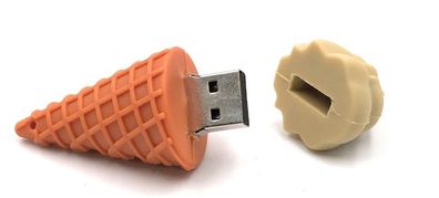 Eistüte Vanille Eis Waffel Sommer Funny USB Stick div Kapazitäten