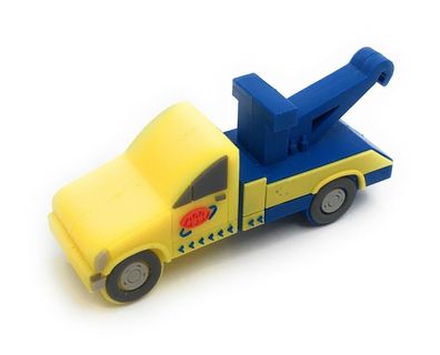 Abschlepper Abschleppauto Auto Fahrzeug gelb blau Funny USB Stick div Größen