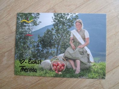 Apfelkönigin Regina delle Mele 2018/2019 Theresa - handsigniertes Autogramm!!!