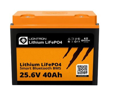 Liontron Lithium LiFePo4 Akku 10,8 kg 25,6V 40Ah Boot Solar Wohnmobil Scooter