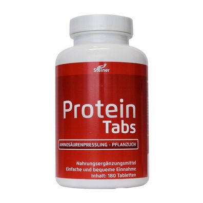 Steiner Protein Tabs 180 Tabletten vegan ideal in Diäten Lupineneiweiß 8 EAA